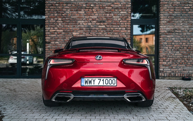 Lexus LC cena 369000 przebieg: 56200, rok produkcji 2019 z Katowice małe 211